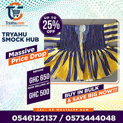Ghanaian Smocks for Men & Women | Authentic Fugu � Tryahu